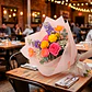 Papel Coreano Arreglos Florales Translúcido 20 pcs Colores 56x54 Cm - Miniatura 31
