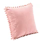 Fundas Pompon Colores Decorativo Sala Hogar Muebles - Miniatura 7