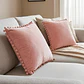 Fundas Pompon Colores Decorativo Sala Hogar Muebles - Miniatura 3