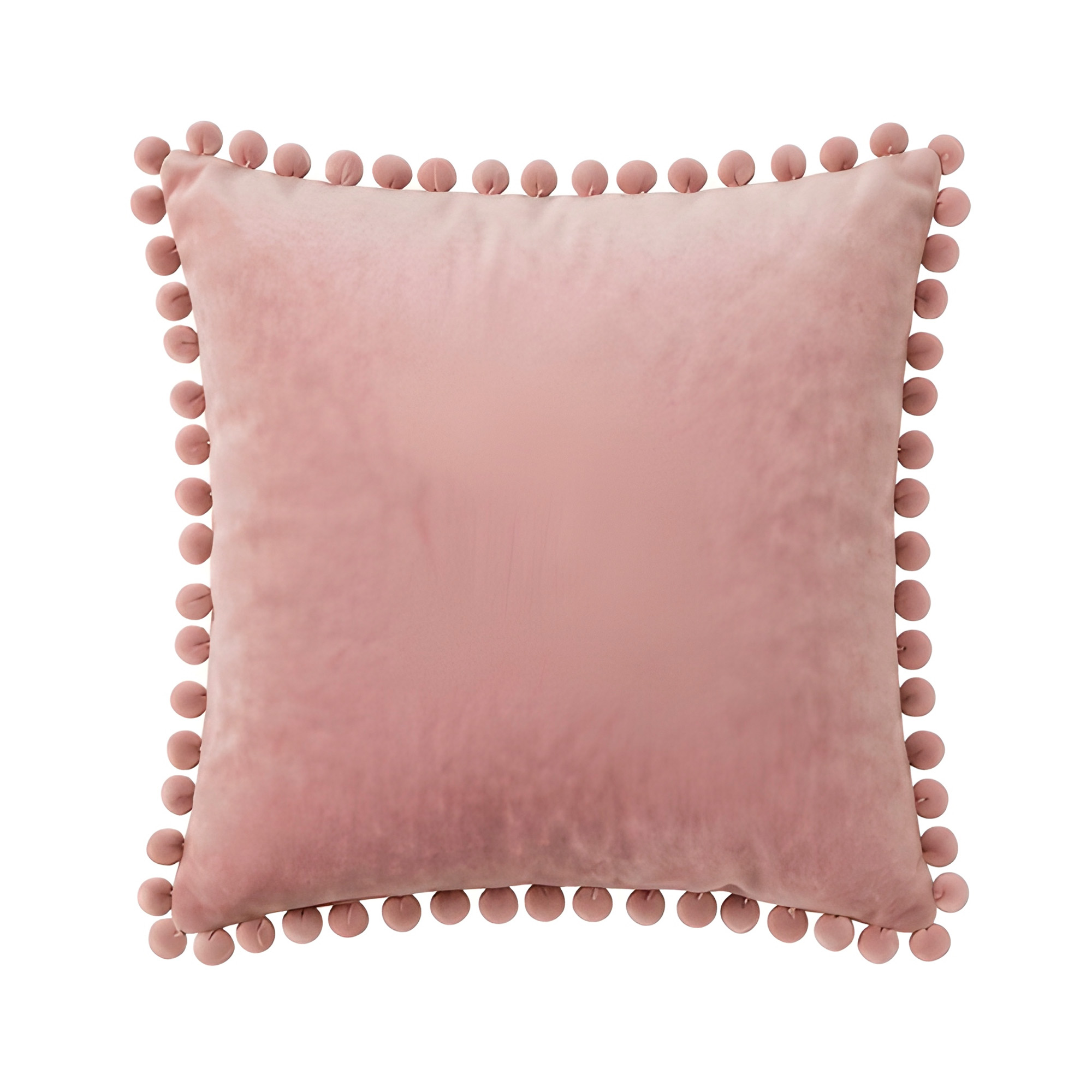 Fundas Pompon Colores Decorativo Sala Hogar Muebles 11