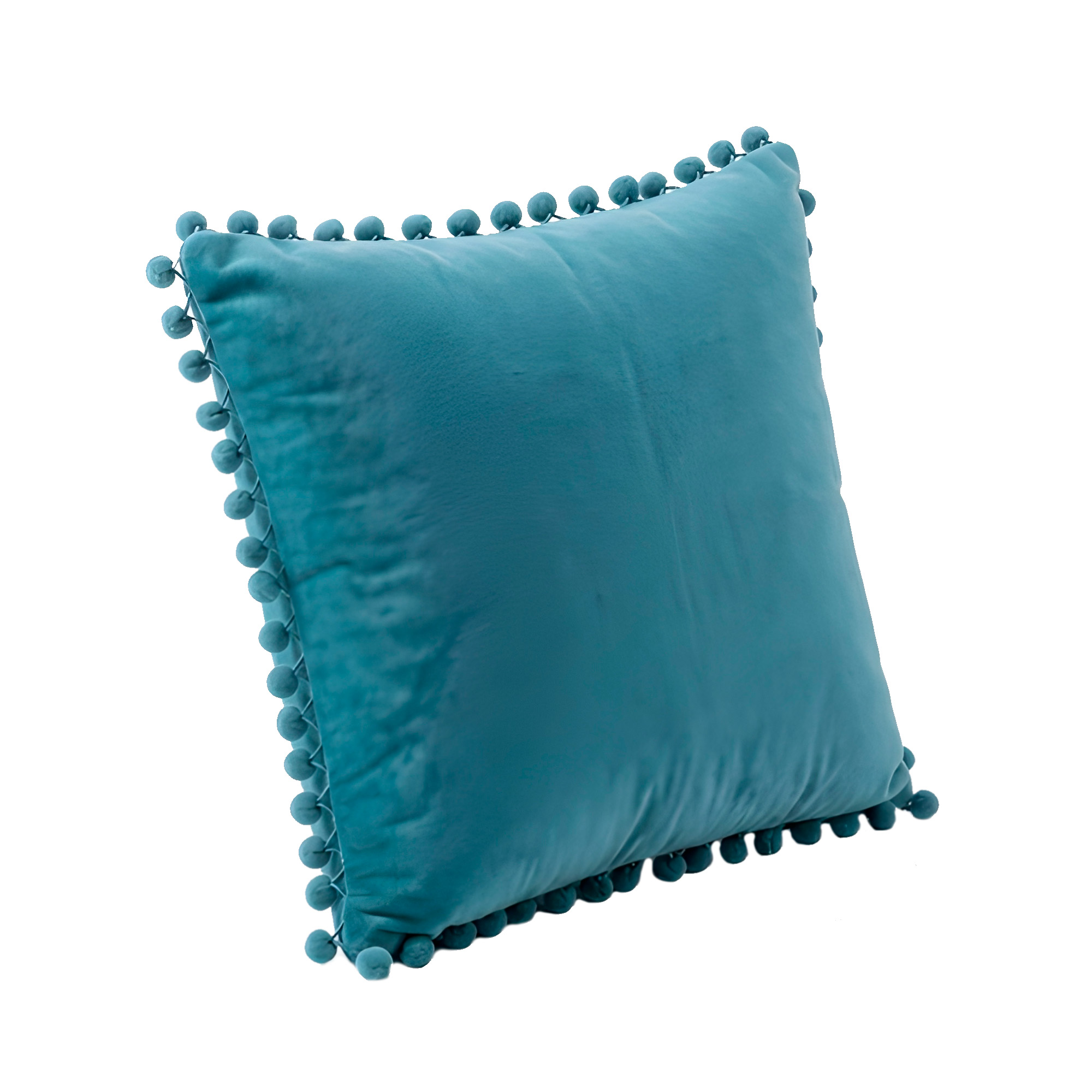 Fundas Pompon Colores Decorativo Sala Hogar Muebles 6