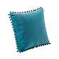 Fundas Pompon Colores Decorativo Sala Hogar Muebles - Miniatura 6