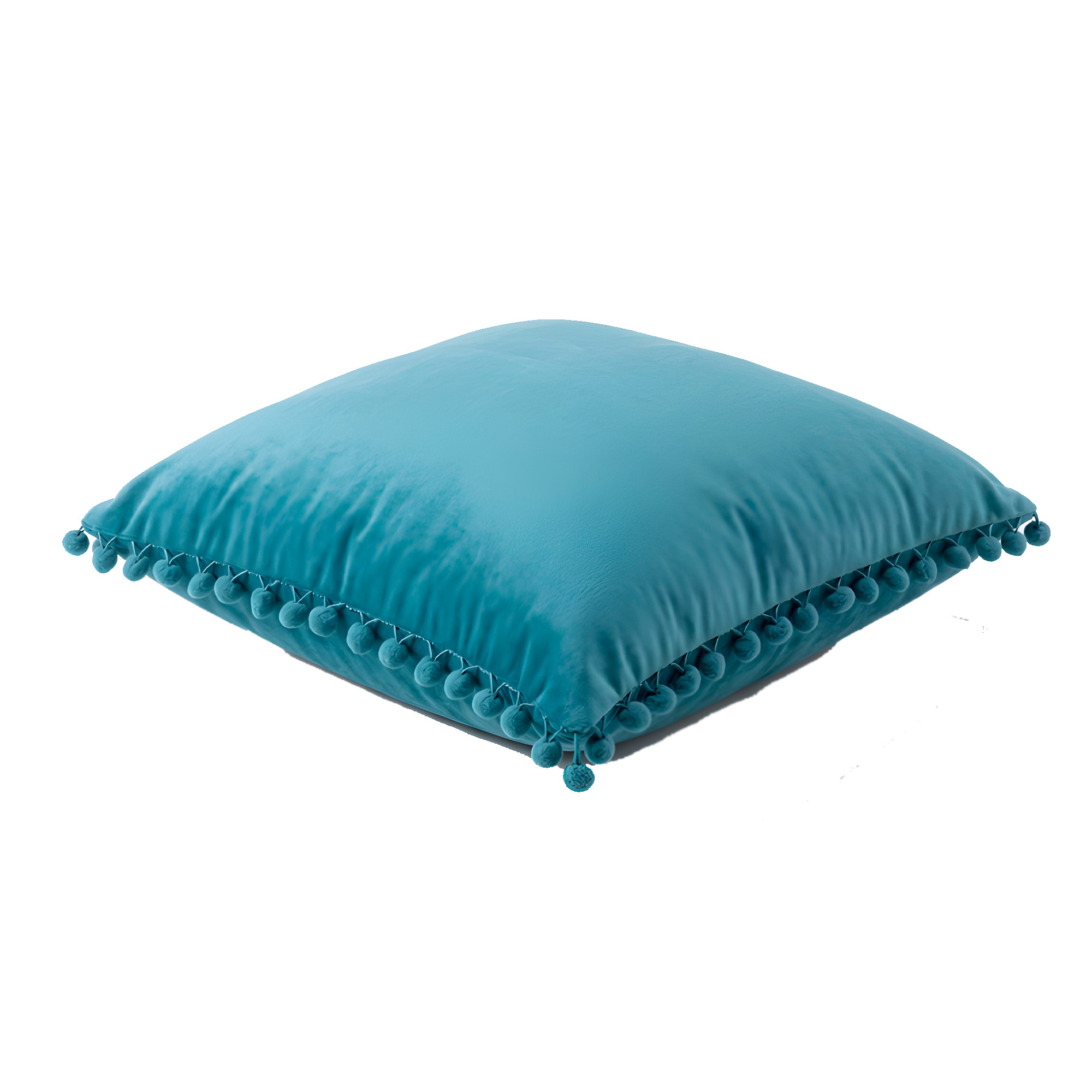 Fundas Pompon Colores Decorativo Sala Hogar Muebles 4