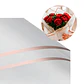 Papel Coreano 20 Pliegos Arreglos Florales Regalos Bordes Dorados Colores 56x54 Cm - Miniatura 21