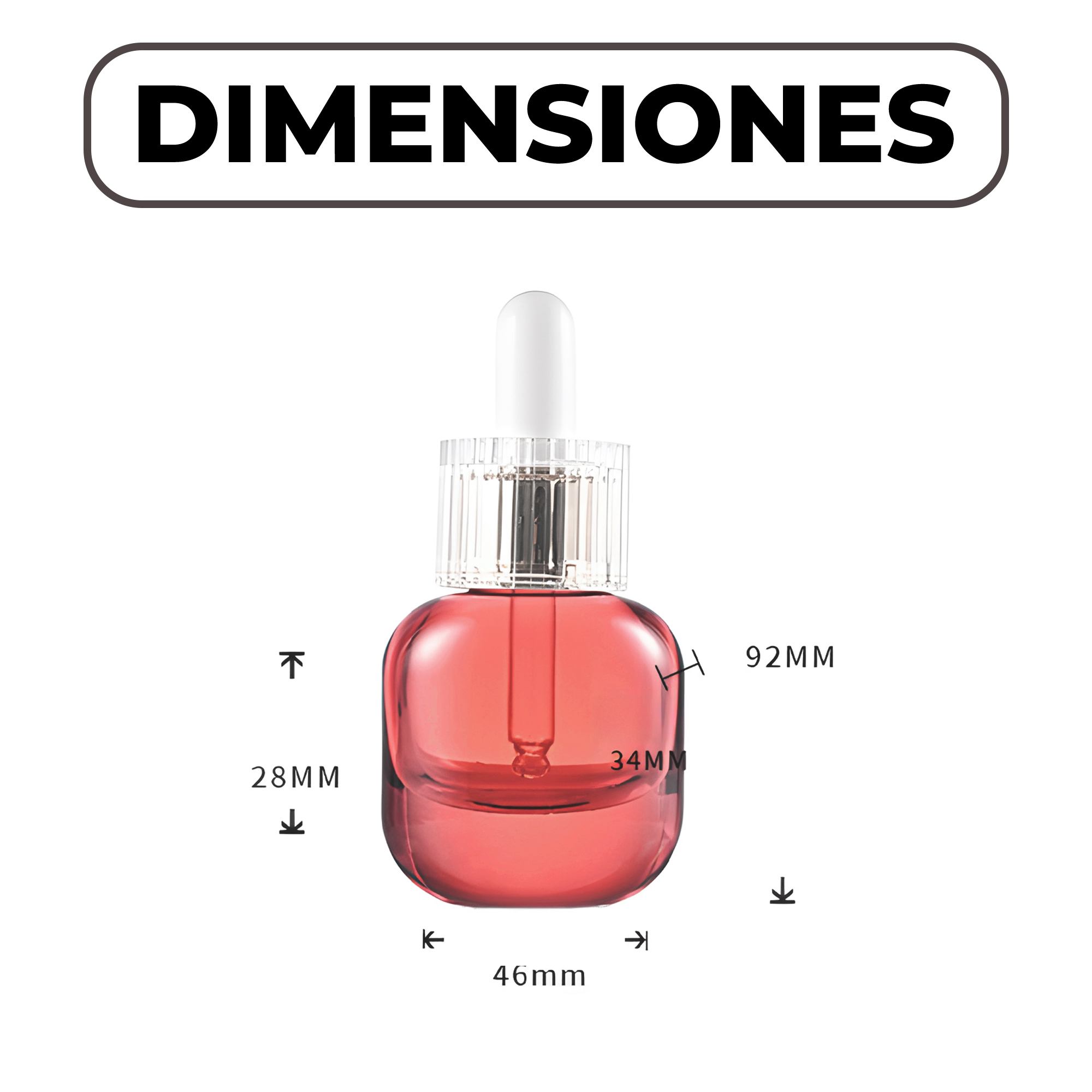 Frasco Vidrio SalmoN Gotero Pipeta Gotario 15ML 2