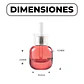 Frasco Vidrio SalmoN Gotero Pipeta Gotario 15ML - Miniatura 2