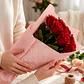 Papel Arreglos Florales Rosas 50X50CM Relieve 3D Regalo 10u - Miniatura 5