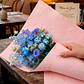 Papel Arreglos Florales Rosas 50X50CM Relieve 3D Regalo 10u - Miniatura 9