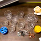 Porta Velas Vasos 10pcs Plástico Transparente Formas Tamaños - Miniatura 5