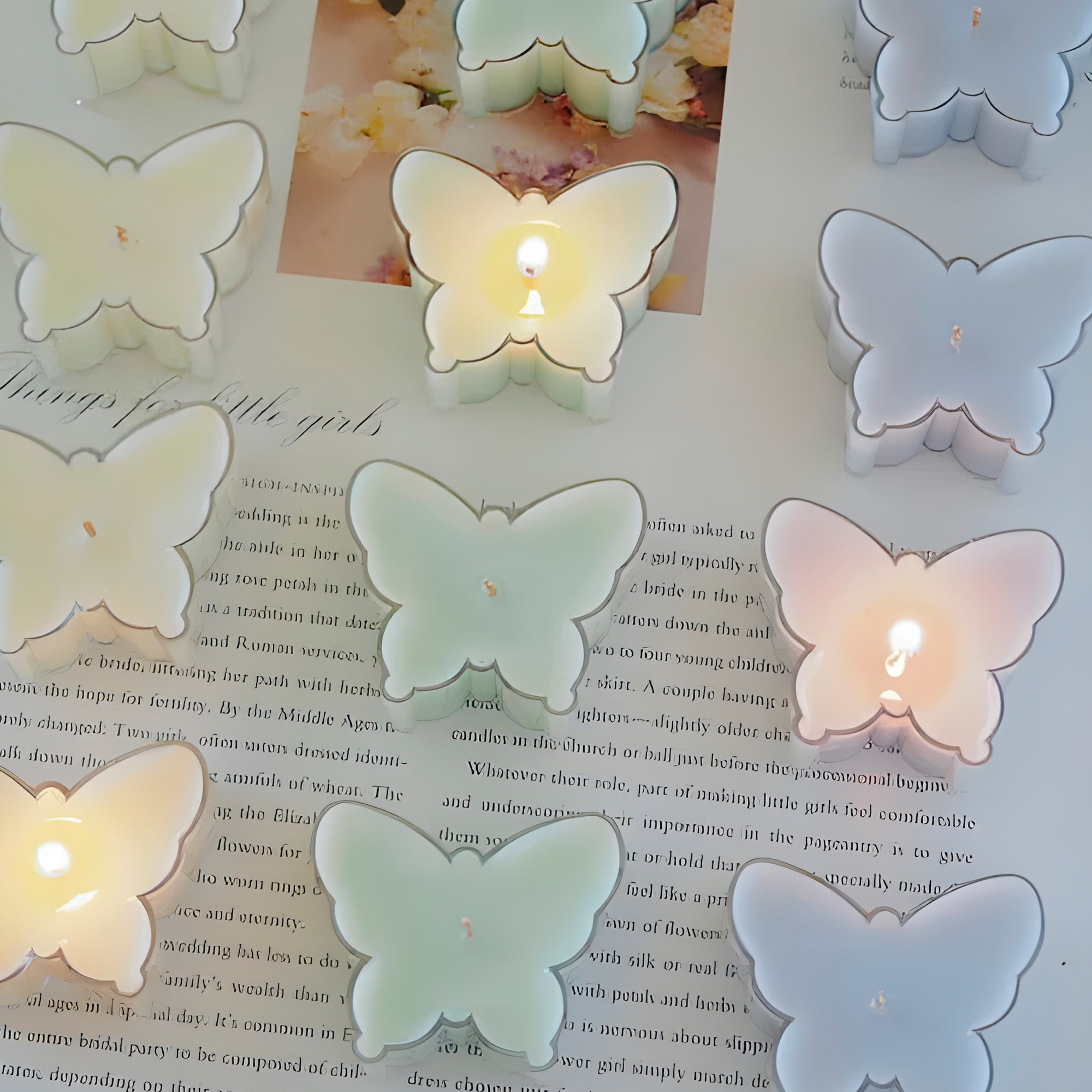 Porta Velas Vasos 10pcs Plástico Transparente Formas Tamaños 14