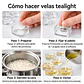 Porta Velas Vasos 10pcs Plástico Transparente Formas Tamaños - Miniatura 17
