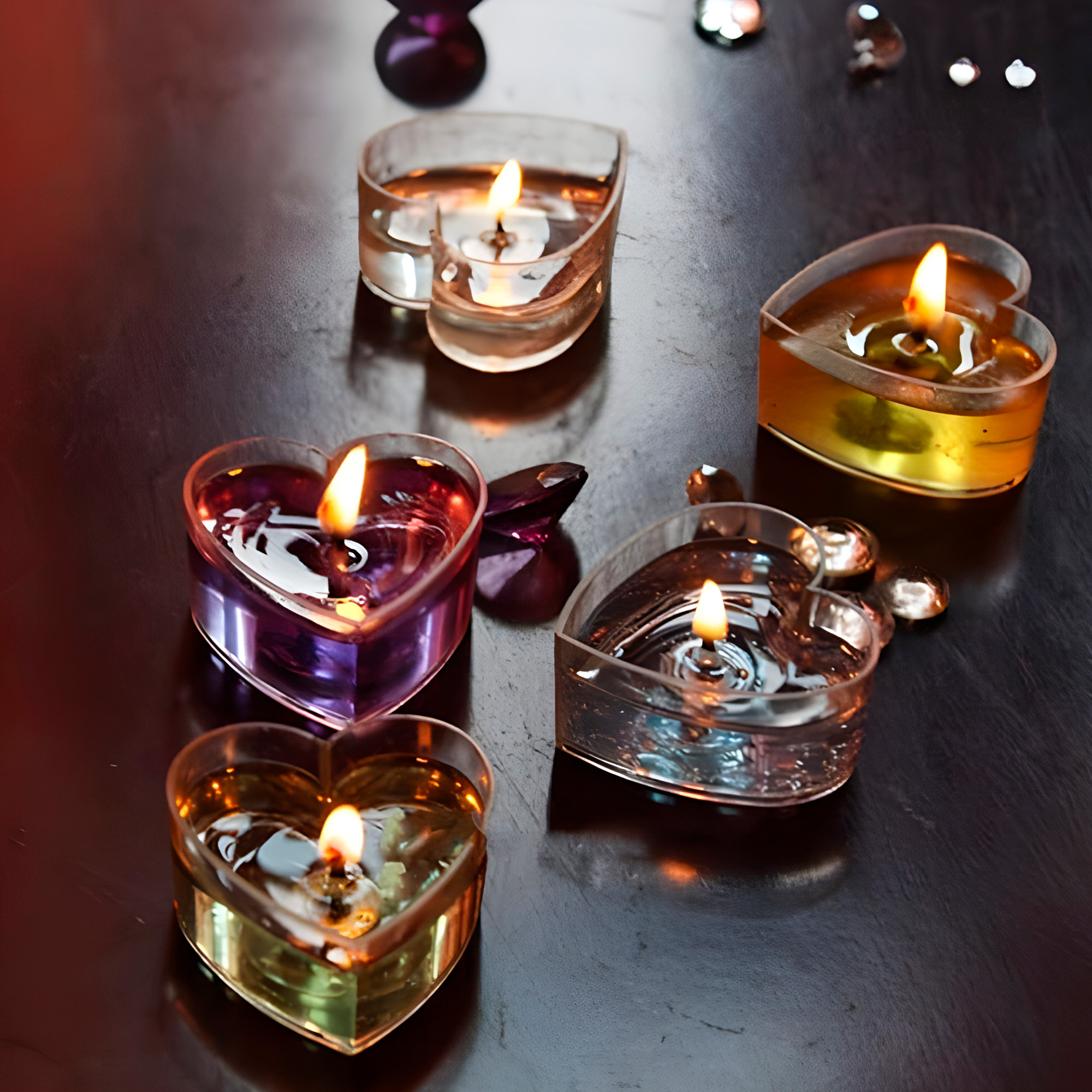 Porta Velas Vasos 10pcs Plástico Transparente Formas Tamaños 22
