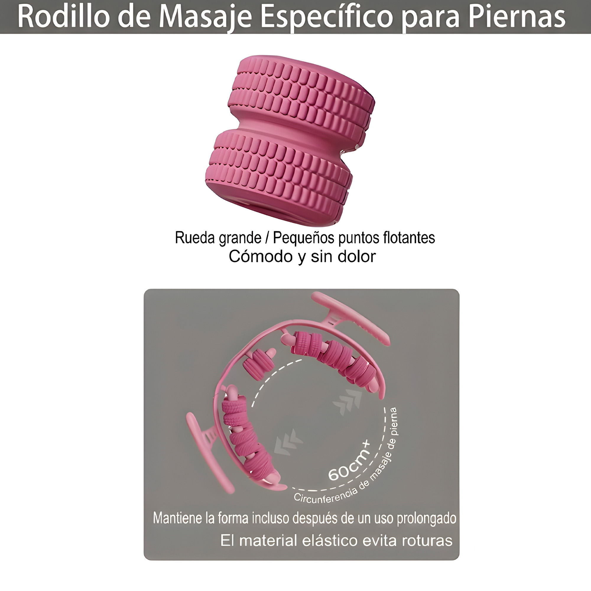 Masajeador Rodillos Multifuncional Piernas Brazos Cuello Anticelulitis 5