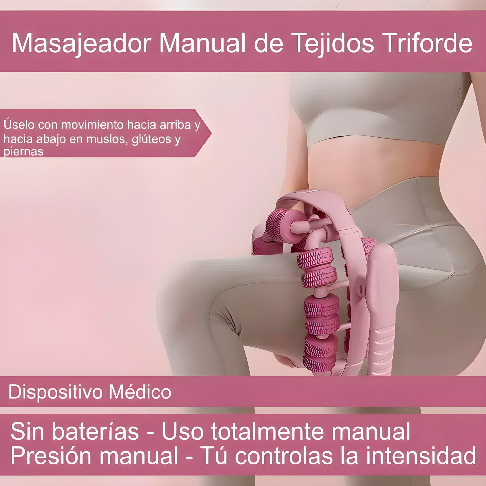 Masajeador Rodillos Multifuncional Piernas Brazos Cuello Anticelulitis 6