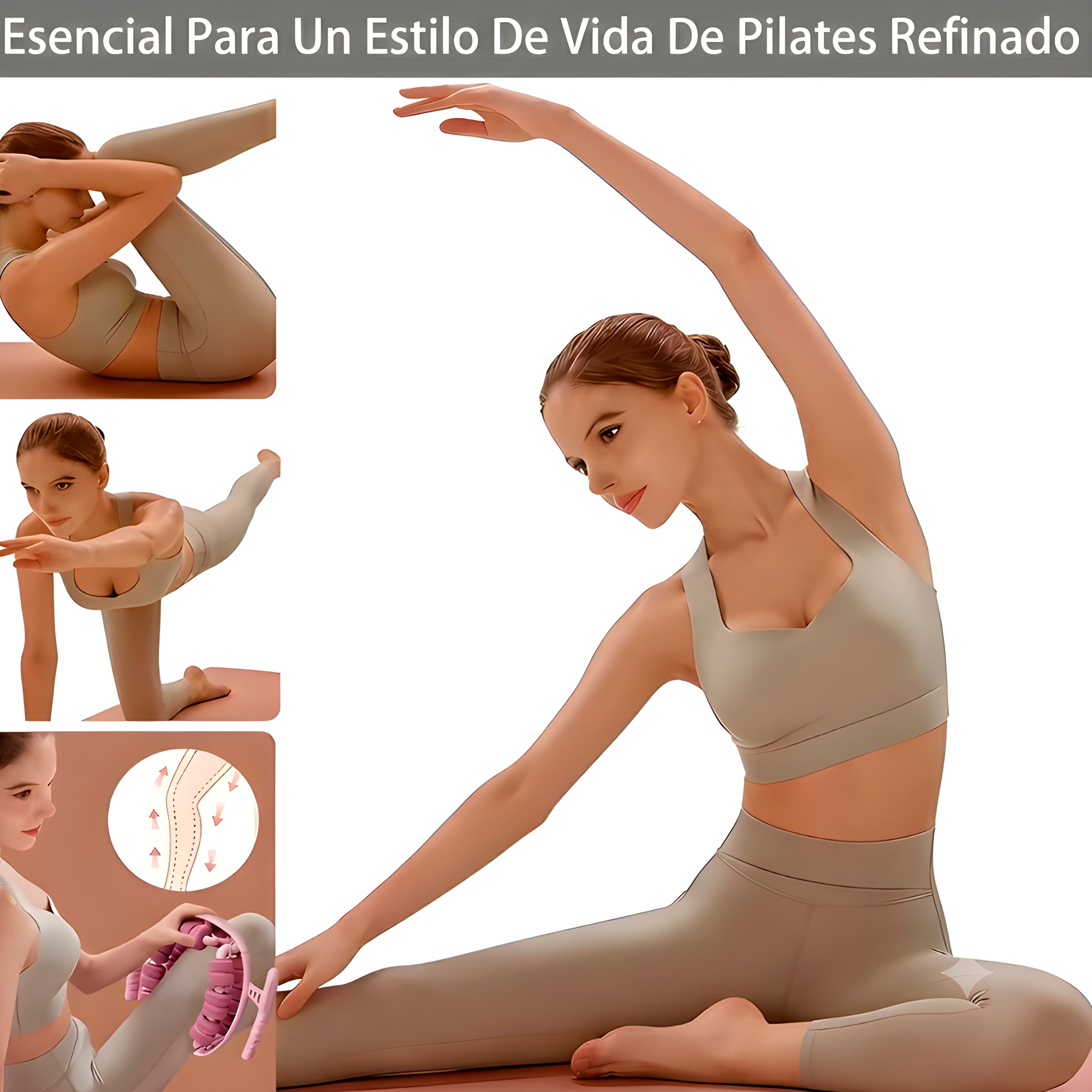 Masajeador Rodillos Multifuncional Piernas Brazos Cuello Anticelulitis 7