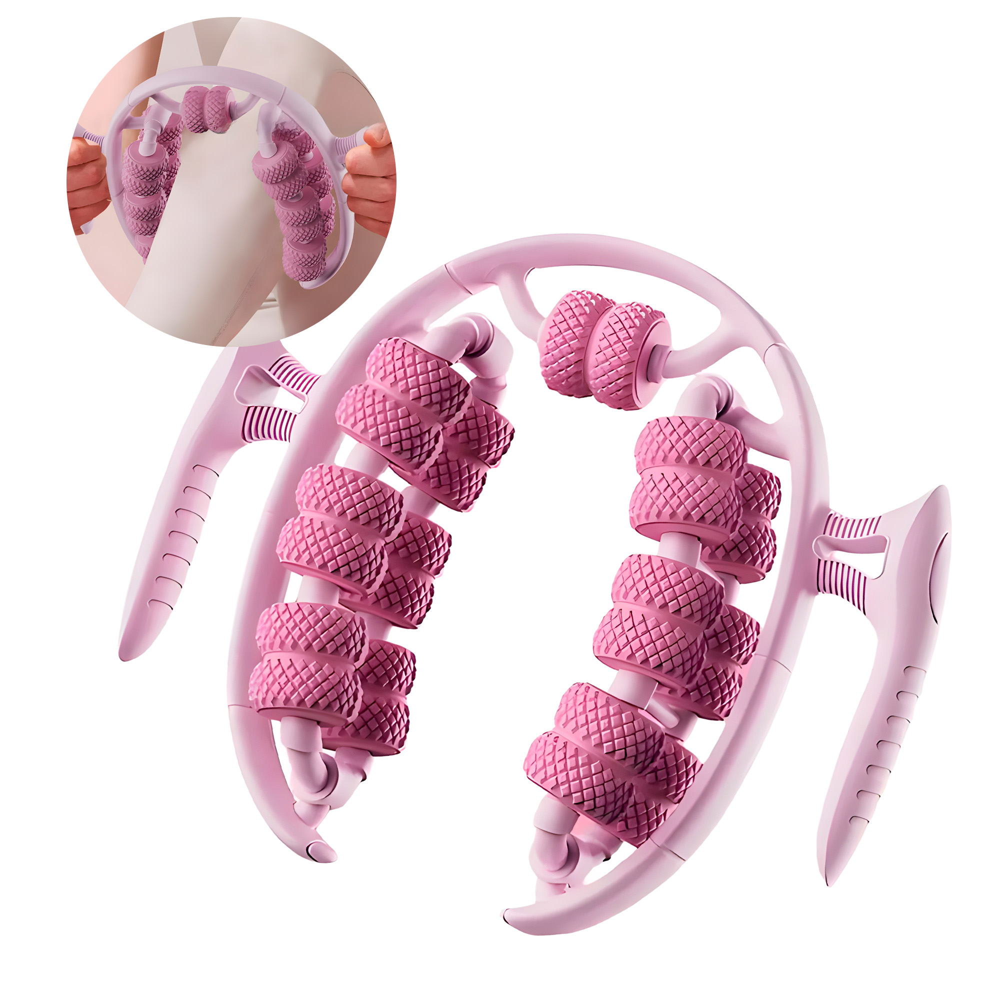 Masajeador Rodillos Multifuncional Piernas Brazos Cuello Anticelulitis 1
