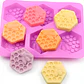 Molde Silicona Jabón Panal Abejas Hexagonal 6 Ranuras 23.7CM - Miniatura 7