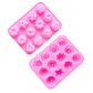Molde Silicona Jabón Estrella Rosas Flores 12 Formas 21.1CM - Miniatura 7