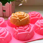 Molde Silicona Jabón Rosas Flores 6 Ranuras 24.4 X 16.3 CM - Miniatura 7