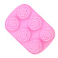 Molde Silicona Jabón Rosas Flores 6 Ranuras 24.4 X 16.3 CM - Miniatura 6