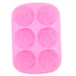 Molde Silicona Jabón Rosas Flores 6 Ranuras 24.4 X 16.3 CM - Miniatura 8