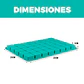 Molde Silicona Jabón Cuadrados Pequeños 40 Ranuras - Miniatura 3