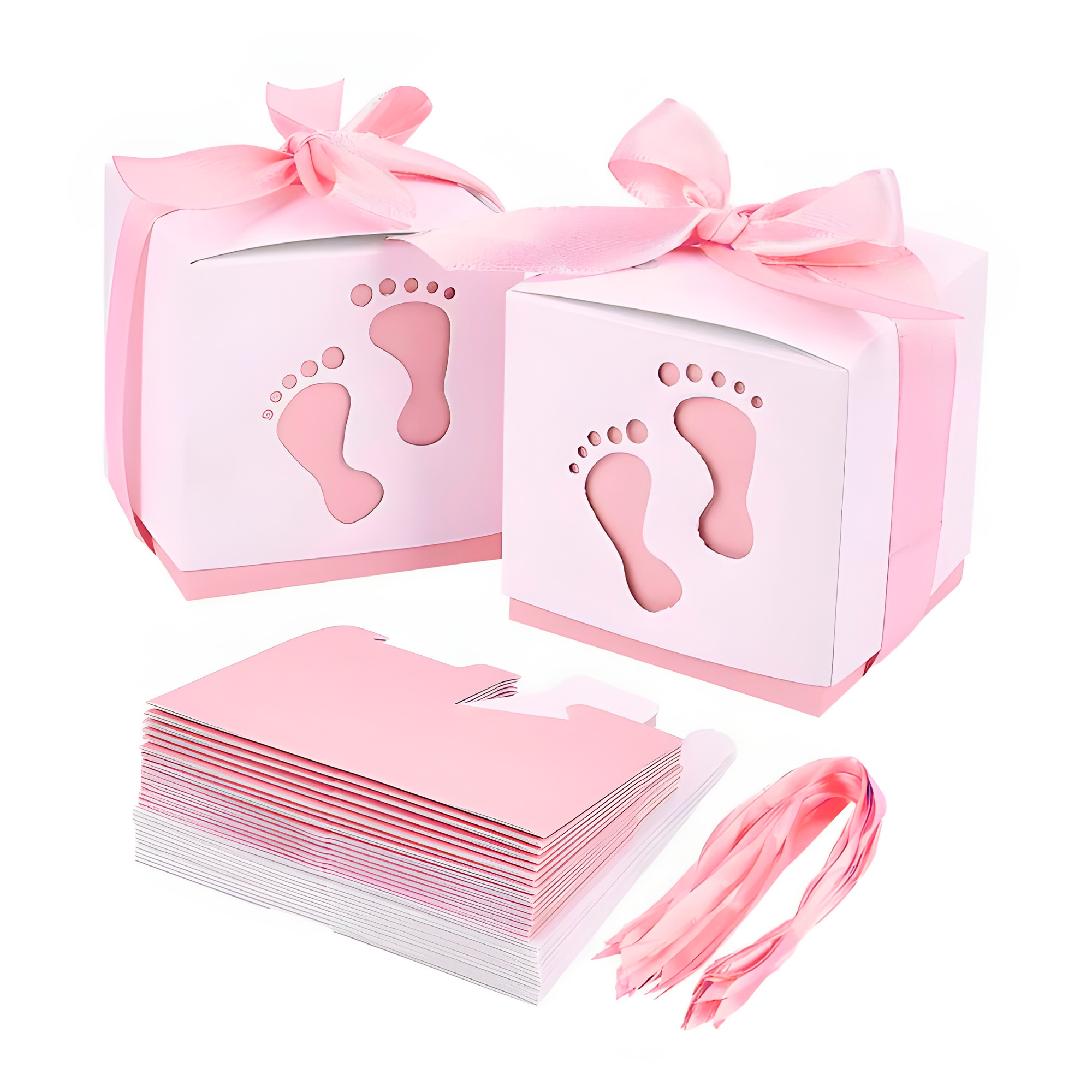 Cajas De Papel Para Regalo Y Decoración Baby Showers Niño Niña 12