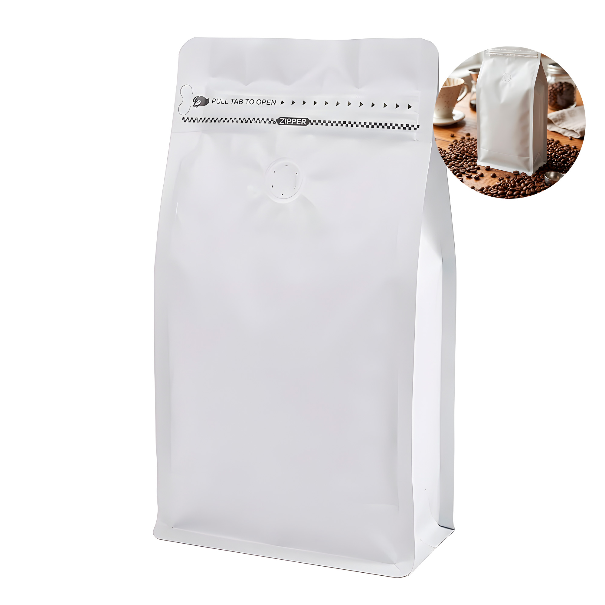 Bolsas para Café Alimentos Con Válvula Zipper Doypack 500g 13.5 X 26 CM 50 unidades 15