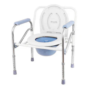 Silla De Baño Wc Inodoro Portátil Y Plegable 3 En 1 Con Tapa
