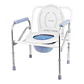 Silla De Baño Wc Inodoro Portátil Y Plegable 3 En 1 Con Tapa - Miniatura 1