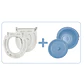 Silla De Baño Wc Inodoro Portátil Y Plegable 3 En 1 Con Tapa - Miniatura 4