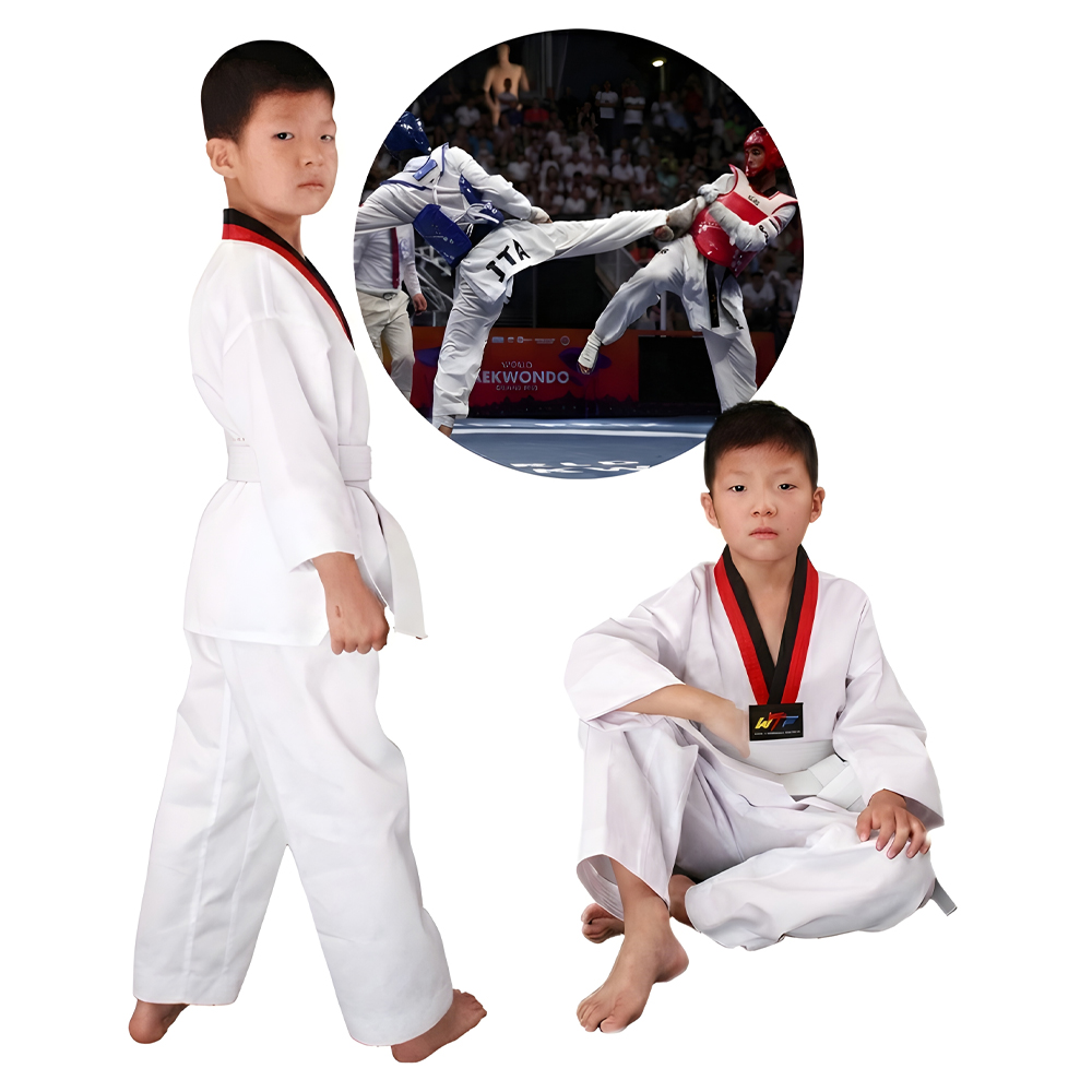 Traje Dobok De Taekwondo Para Niño Resistente Y Cómodo 1