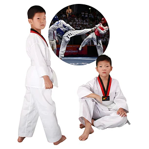 Traje Dobok De Taekwondo Para Niño Resistente Y Cómodo