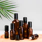 Roll On Frasco de Vidrio Contenedor Líquido Aceite Esencial Serum Tapa Negra 15 ML - Miniatura 8