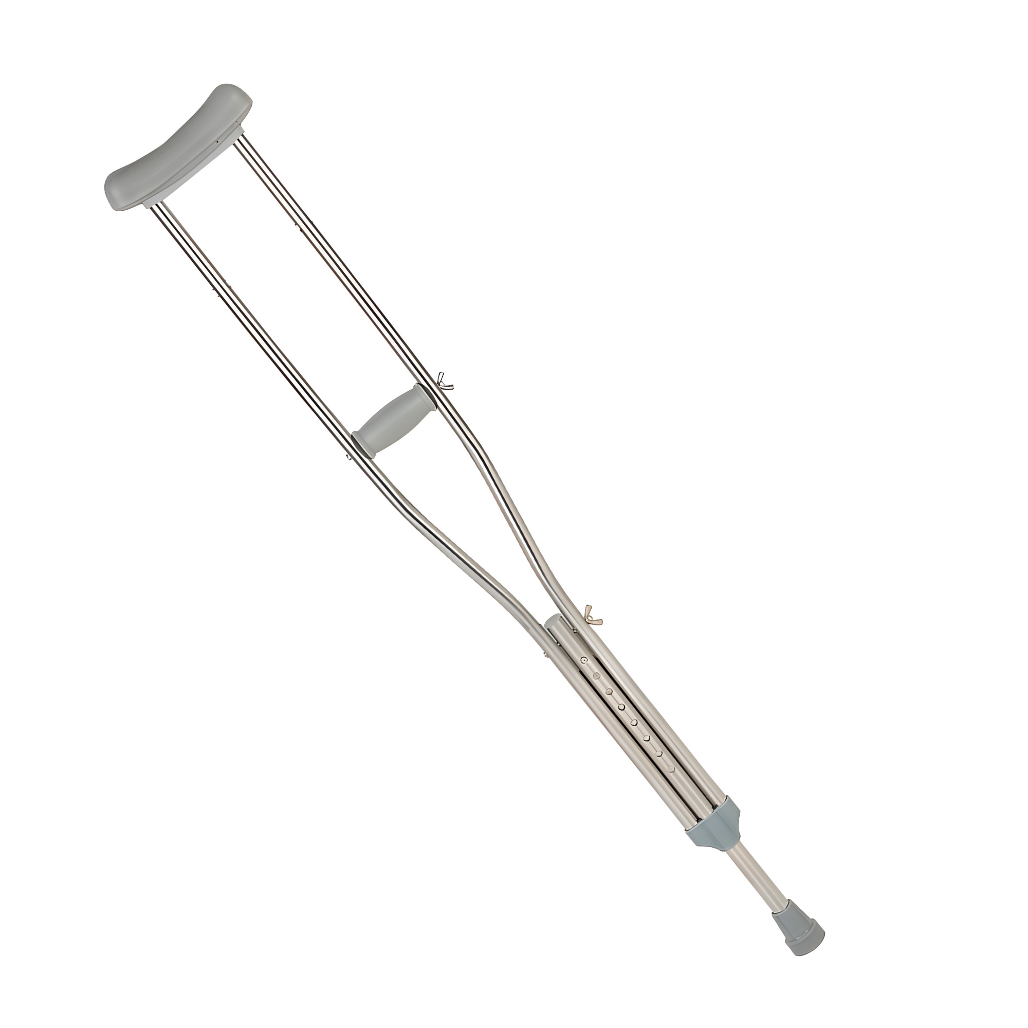 Par Muletas Axilares De Aluminio Regulables Ortopédicas 4