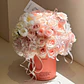 Set 2 Cajas Redondas Flores Regalo Arreglos Cartón Colores - Miniatura 10