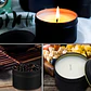 Latas Tambor Curvo Hierro para Velas 120 ml Colores 4,5 x 6,5 cm 4oz - Miniatura 3