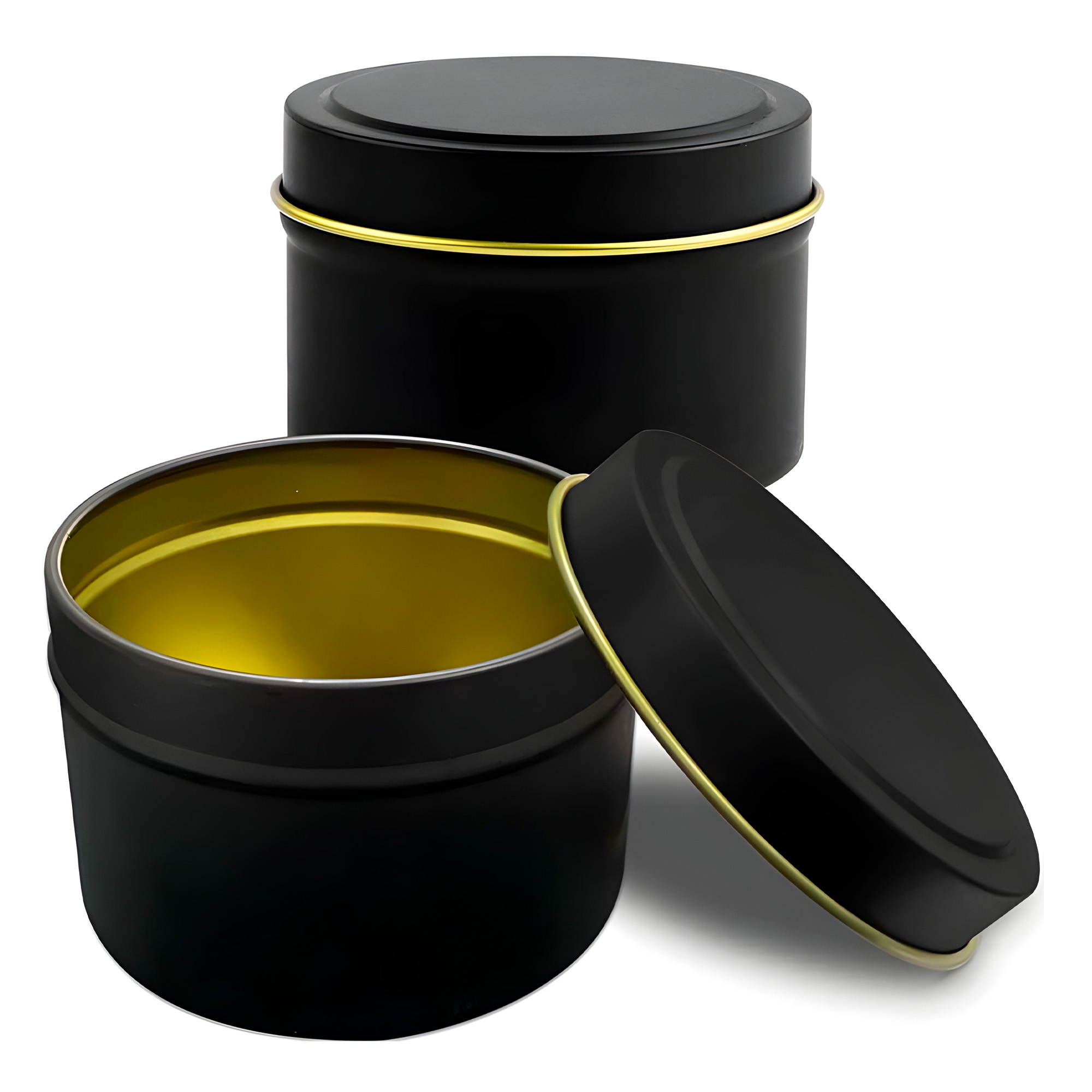 Latas Tambor Curvo Hierro para Velas 120 ml Colores 4,5 x 6,5 cm 4oz 7
