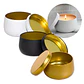 Latas Velas Aromaterapia 120 ml Colores 4,5 x 6,5 cm 4oz - Miniatura 1