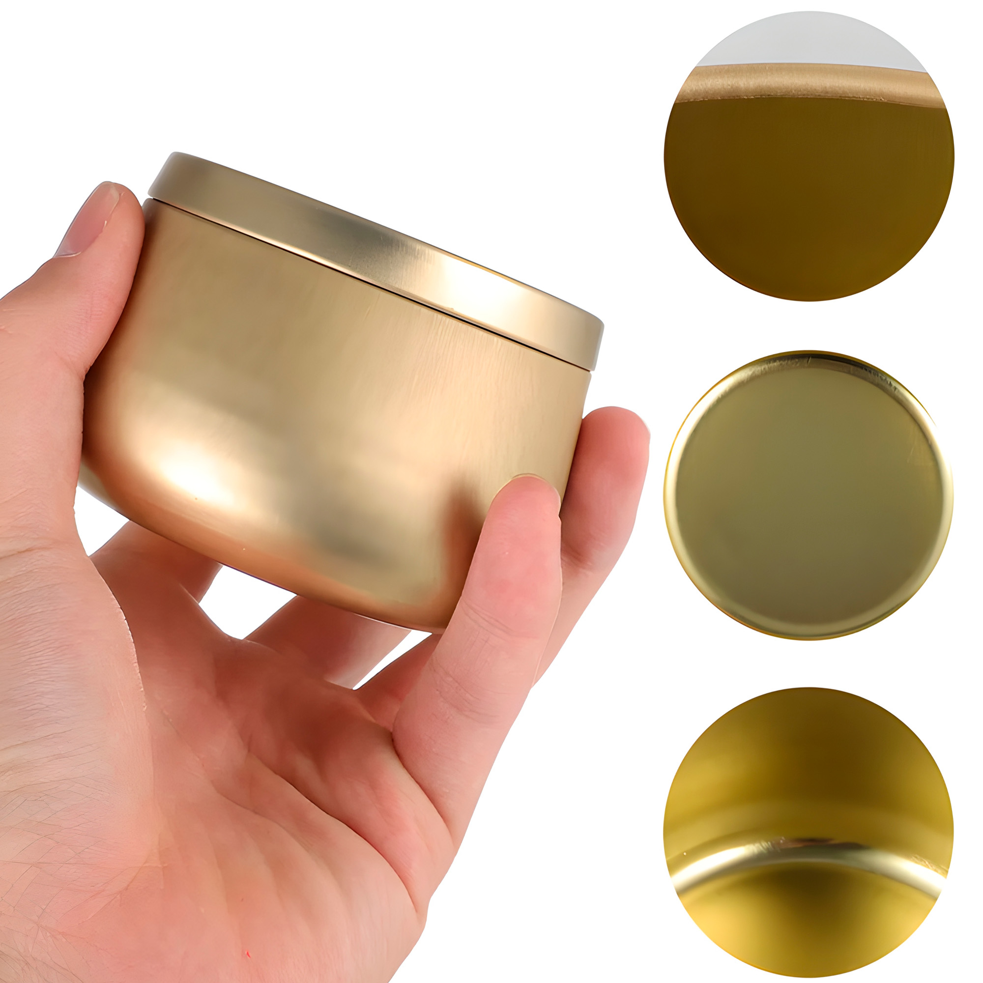 Latas Velas Aromaterapia 120 ml Colores 4,5 x 6,5 cm 4oz 3