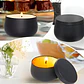 Latas Velas Aromaterapia 120 ml Colores 4,5 x 6,5 cm 4oz - Miniatura 4