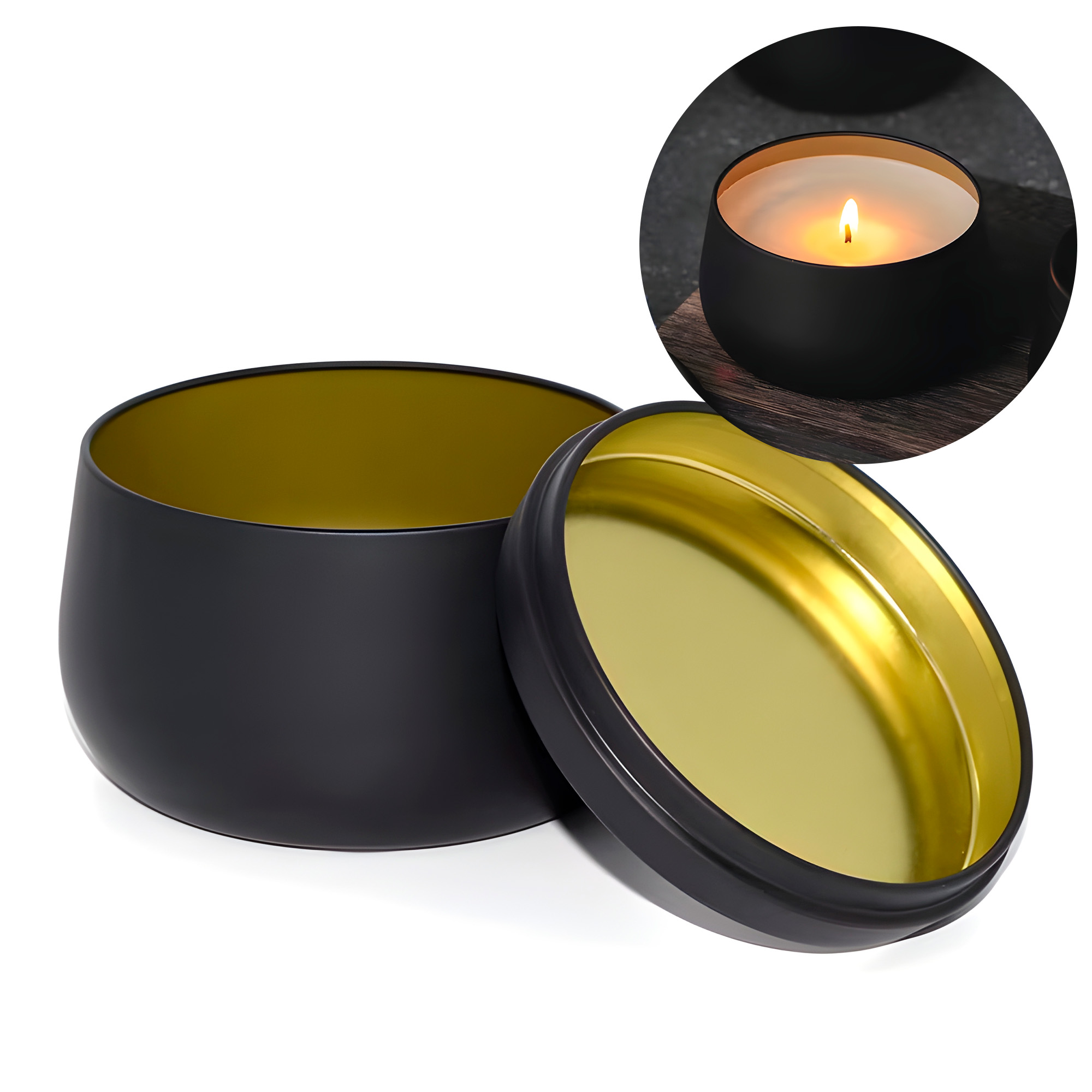 Latas Velas Aromaterapia Curvo Difusor 240 ml Colores 8oz 21