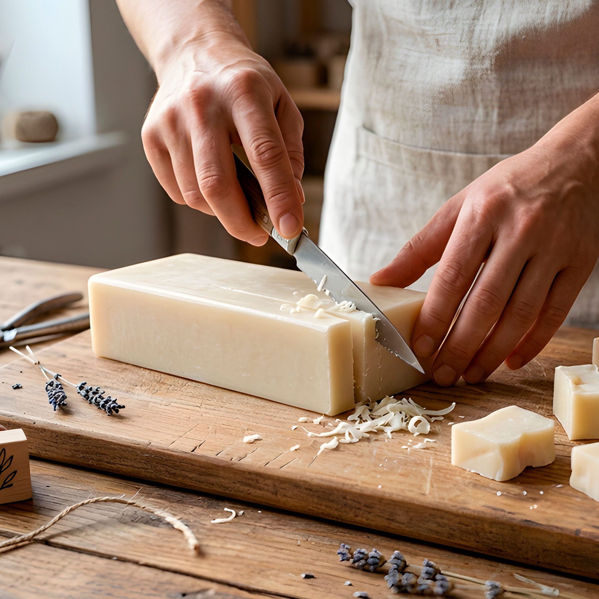 Base para Jabón Glicerina Leche de Cabra Natural 907g Limpieza 7