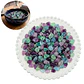 Piedra Semi Preciosa 7 a 9 ml Decoración 100grs Fluorita Arcoiris - Miniatura 1