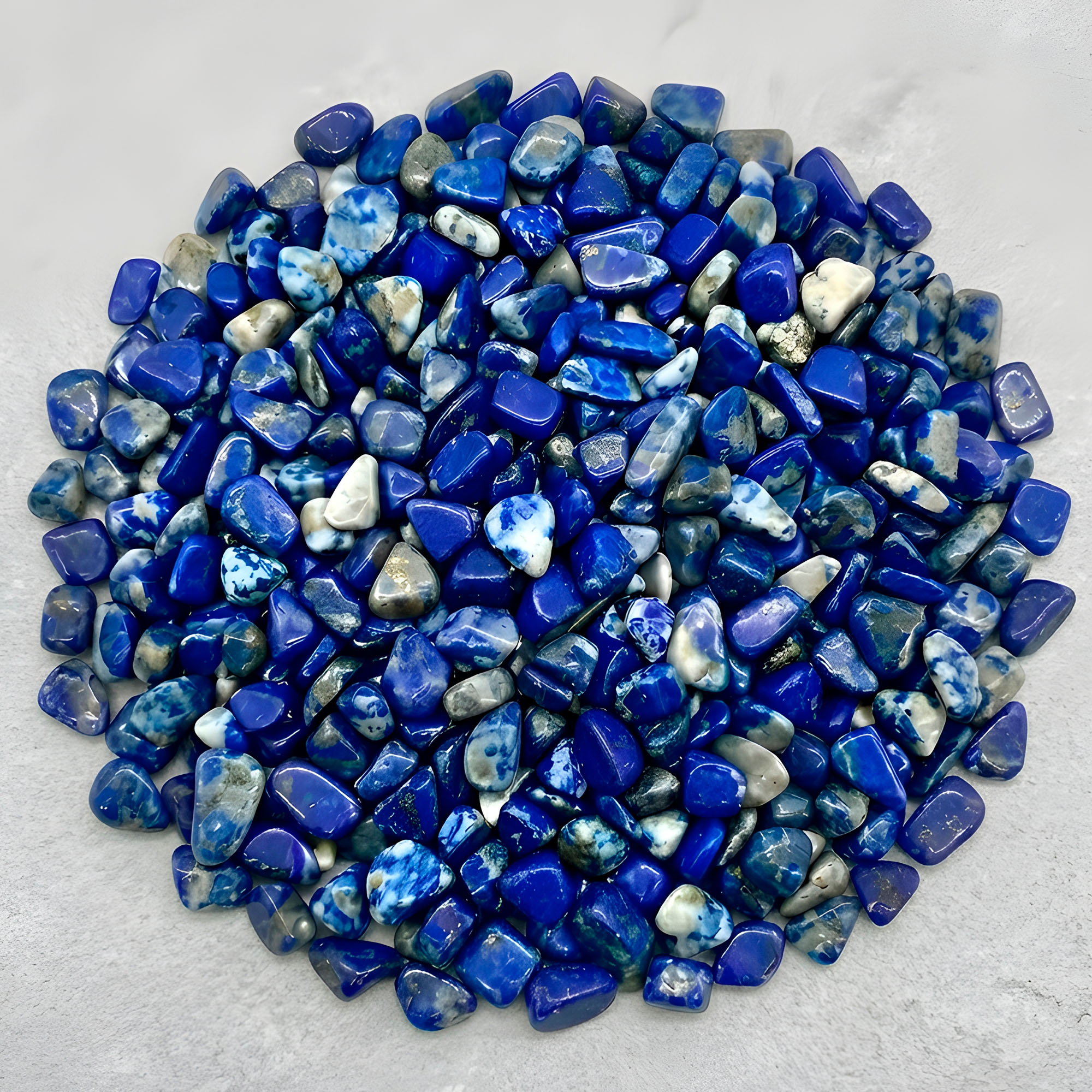 Piedra Semi Preciosa 7 a 9 ml Decoración 100grs Lapislázuli 9