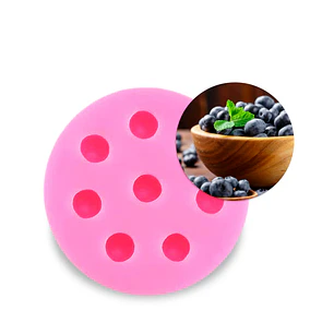 Molde Silicona Velas Fondant Fruta Arandano 