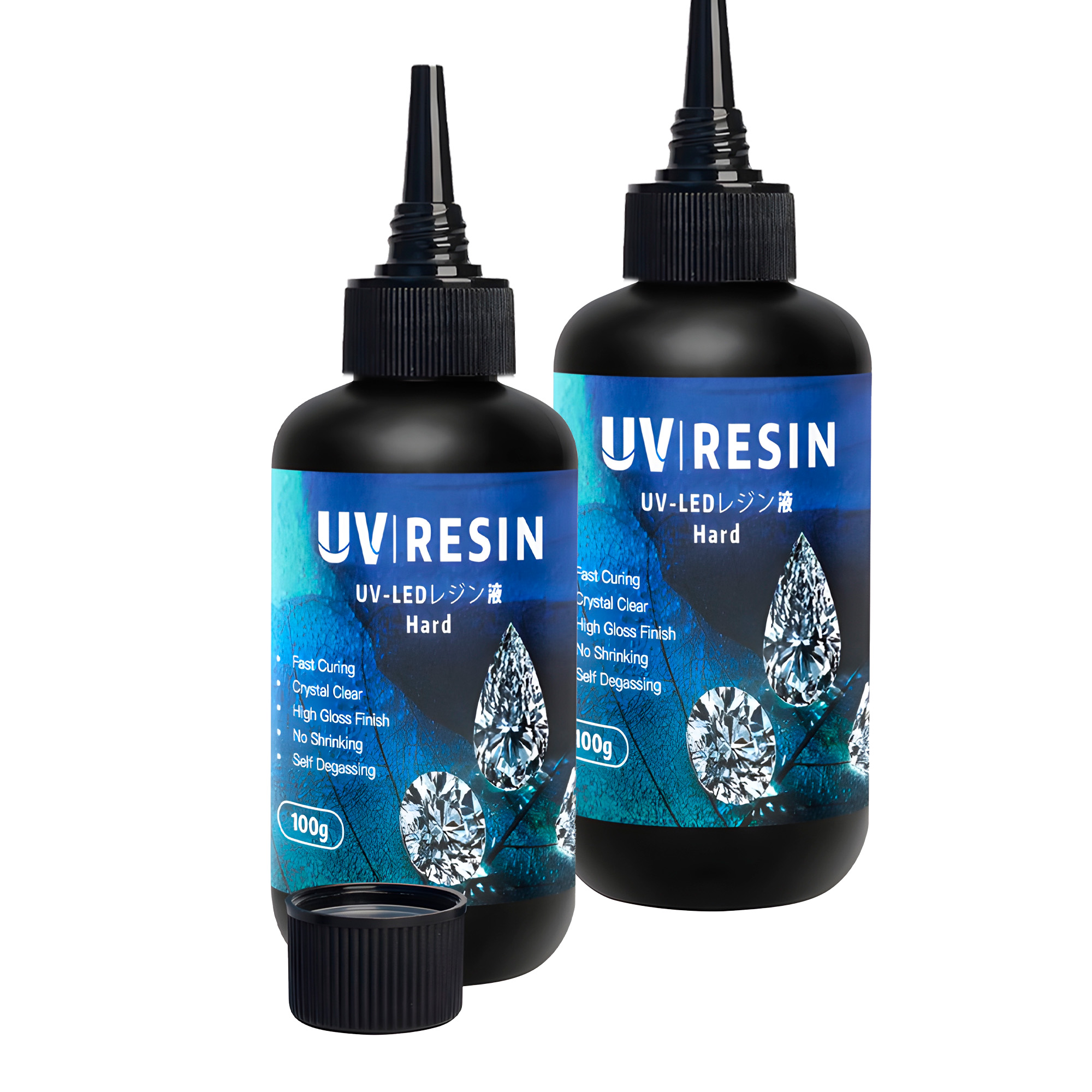 Resina Uv Extra Dura Transparente Gotas Hacer Joyas 100 Ml 4