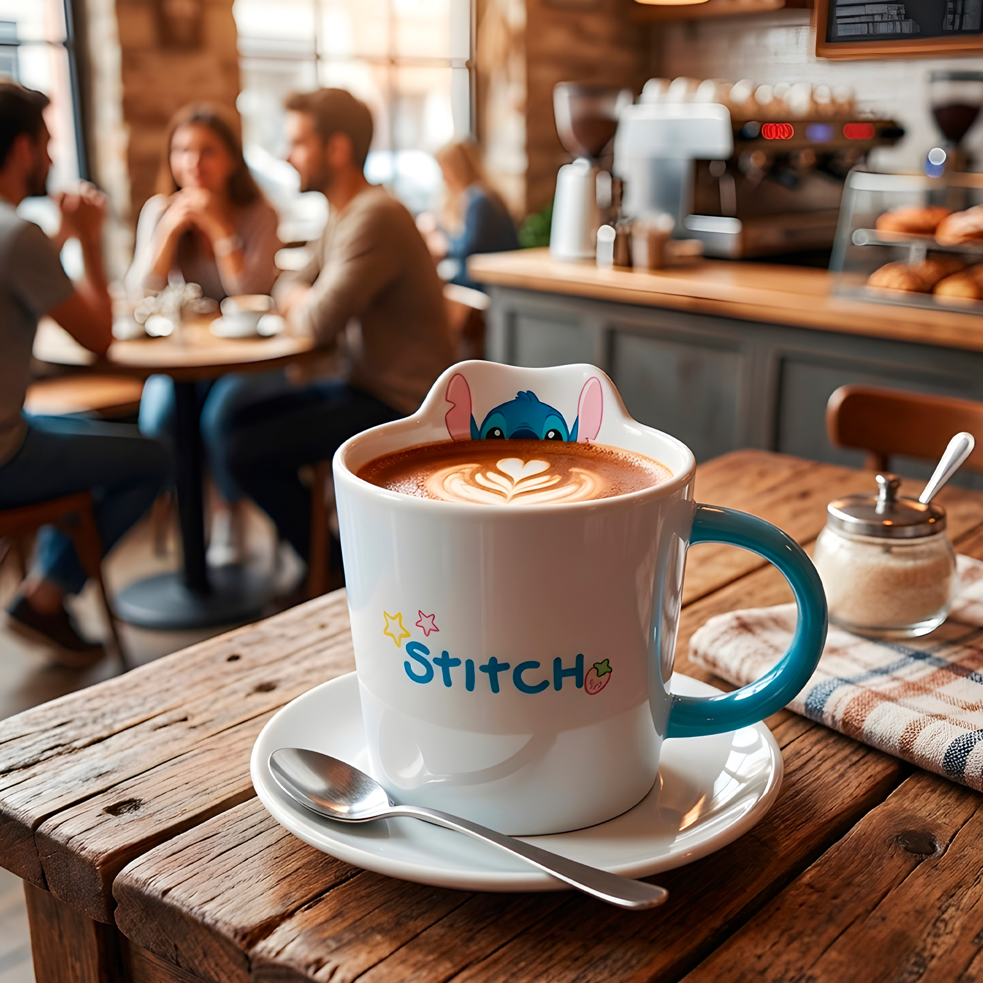 Taza Mug Ceramica Stitch Ohana 5