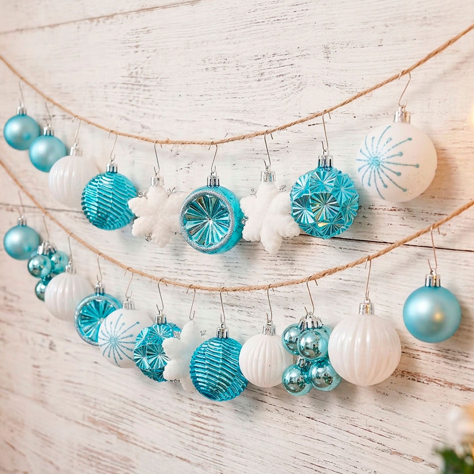 Juego Chiches Bolas Esferas Adornos Colgantes Árbol Navidad Diseños Variados 19