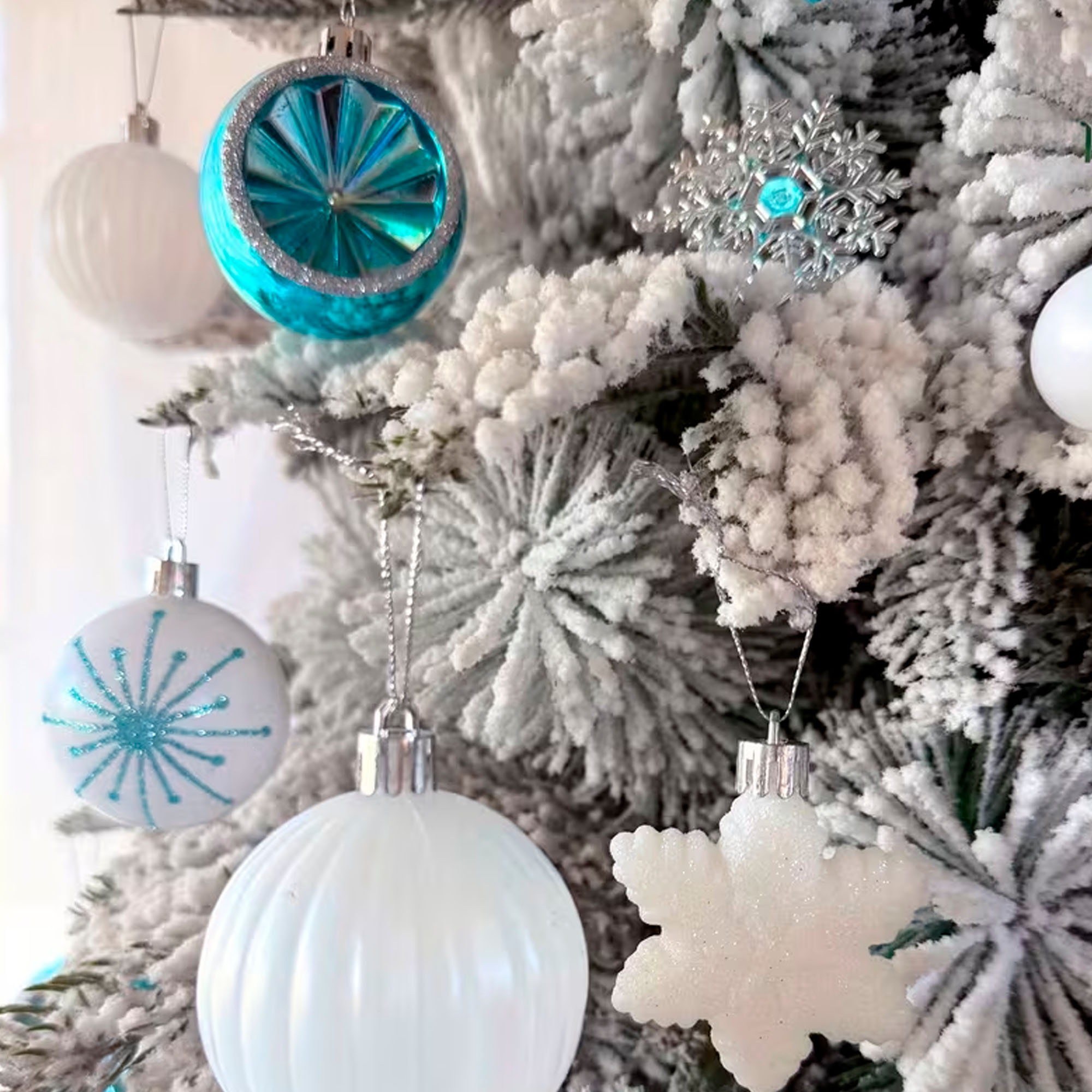 Juego Chiches Bolas Esferas Adornos Colgantes Árbol Navidad Diseños Variados 22